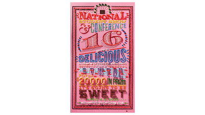 National Student Show & Conference Poster Design candy conference design photography poster poster design typogaphy