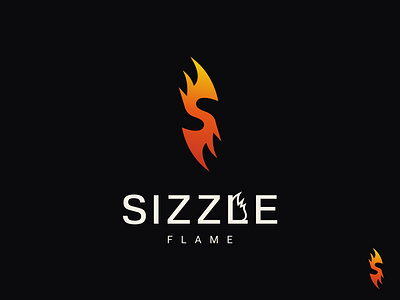 Sizzle Logo Design 2d 3d business logo design creative logo dribbble dribbble best shot flame logo food illustration logo design branding logo design concept logo designer logotype modern logo professional logo ui