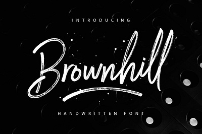 Brownhill Script animation branding design graphic design icon illustration logo minimal typography ui vector