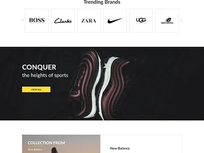 Home page store brandes design design shoes home page shoes shop store store design web webdesign