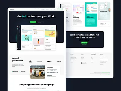 Paymo Homepage ALT homepage invoicing paymo project management time tracking website