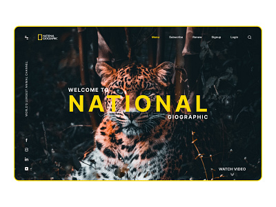 National Geographic Website Landing Page Design apps design blog site ecommerce app ecommerce website graphic design lander landing page national geographic prototype ui design uiux design uiuxdesigner userinterface ux design web lander web landing page website design wireframing wordpress blog wordpress design