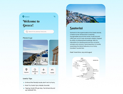 Travel App app branding design figma figmadesign travel typography ui ux