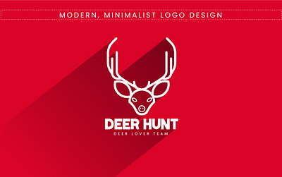 DEER MINIMAL LOGO DESIGN deer hunting deer illustration deer logo deer logo design design logo designer logo designs logo mark logodesign logotype mahingraphic minimal modern