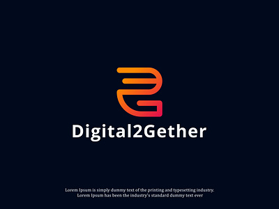 Digital Together Technology logo design creative logo fast group initial logo internet lettermark luxury logo minimalist logo modern logo networks symbol tech company tech logo tech startup technical technology