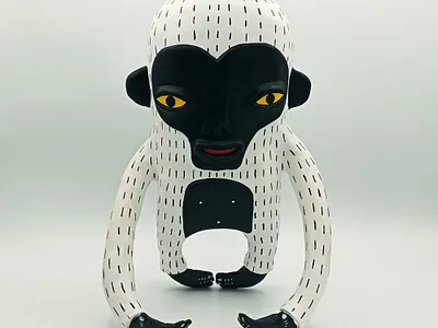 Primata argila escultura sculpture terracota