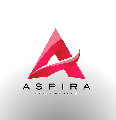 a letter logo animation art design graphic design icon logo logo design typo logo typography vector