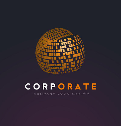 corporate gold logo design flat logo logo logo design modern logo typo logo vector vector logo