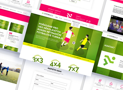 DoFotbalu - webdesign graphic graphic design ui ui web webdesign website website design