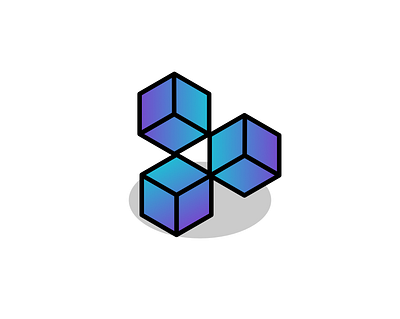 Puzzle and Games logo concept 3d cube design logo puzzle