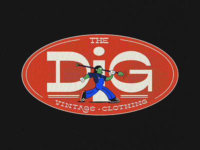 The Dig adobe illustrator adobe photoshop art art direction badge branding branding and identity branding design dailydoseofvisuals logo logo design logotype typography