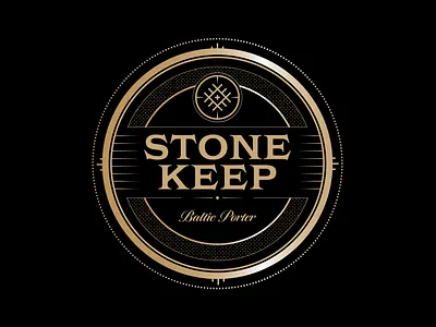 Stone Keep beer beer art beer label illustration seattle vector