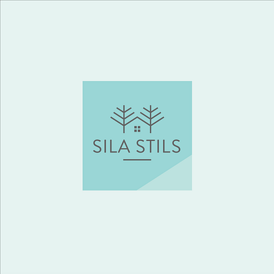 SILA STILS logo branding building logo clean design flat design graphic design identity design minimal nordic scandinavian wooden houses