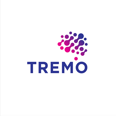 TREMO logo branding clean design design graphic design identity design illustrator logodesign minimal tremor vector