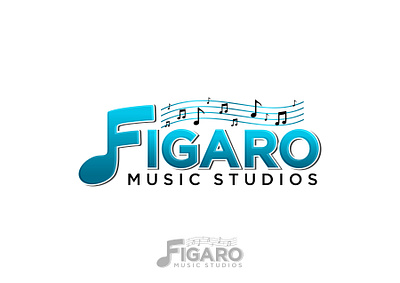 Figaro Music Studios Logo Design design icon illustration illustrator logo vector