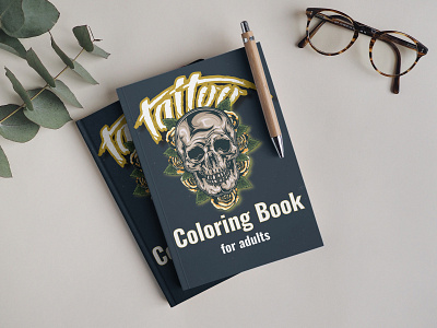 Tattoo book cover book design for amazon KDP book book cover book cover design coloring book cover cover kdp kdp book cover