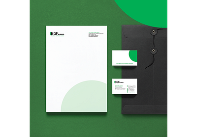 BGF rubber factory logo & identity design sample branding bussines card flat design identity design logodesign rubber