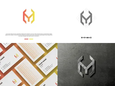 VYM Logo Construction awesome branding dailylogochallenge dailylogodesign designinspiration logo logo design logodesign logofolio logonew logos logosketch logotype monogram monogram letterform monogram logo