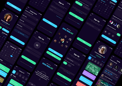 Social Media Fast | app UI 2021 android app app design illustration ios minimal mockup ui uiux ux