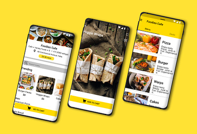 Foodies app mockup product design ui ui design uiux design ux ux design