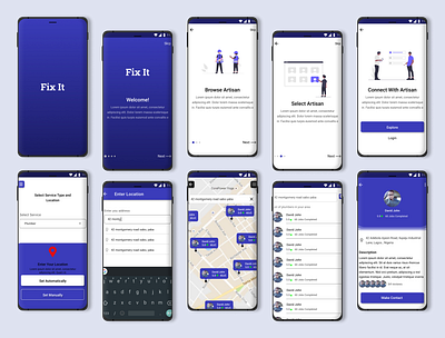 ARTISAN APP MOCKUP interaction design product design ui ui design ux ux design