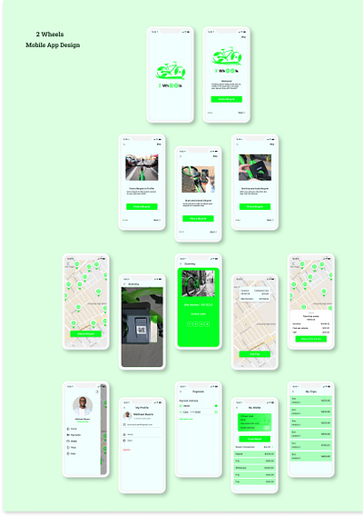 2 WHEELS (A BIKE RENTAL APP) design product design ui uiux uiuxdesign ux ux research