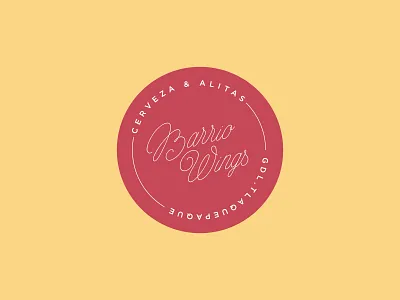 Barrio Wings brand brand design brand identity branding design logo logo design logodesign logos logotype restaurant restaurant app restaurant logo