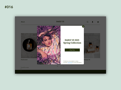 Daily UI 016 - Popup daily ui 016 dailyui dailyui016 dailyuichallenge overlay popup popup design ui design ux design