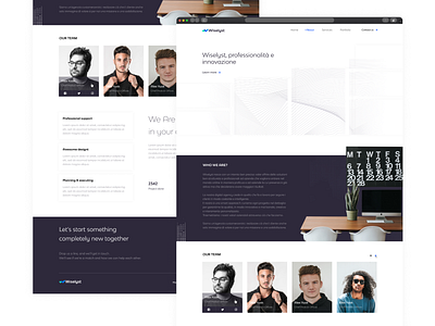 About page branding design flat graphic design minimal minimalistic typography ui ux web