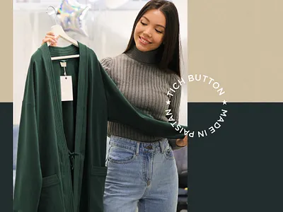 Tich Button - Visual Identity apparel apparel logo brand branding clean creative elegant idea luxury minimal natural pakistan