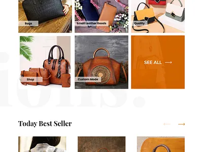 Messie Web Home design minimal ui ui ux ui design ux web