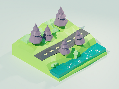 Rocky Terrain 3d design