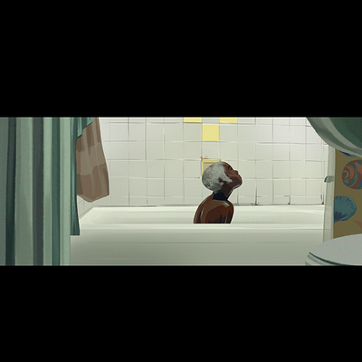 Moonlight background design character character design color concept art digital art environment design illustration narrative visual development