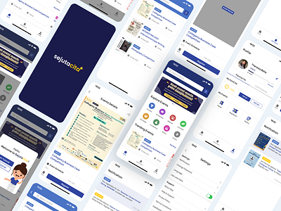 SejutaCita Redesign, Whiteboard Design Challenge events events app mobile app mobile ui redesign sejutacita ui uidesign uiuxdesign ux uxdesign