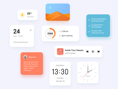 widget branding design ui ux widget