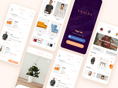 Laalsa adobe adobe illustrator adobe photoshop adobe xd app design appdesign application design branding ecommerce app shopping trending ui uidesign uidesigner user interface design userexperiencedesign ux uxdesigner