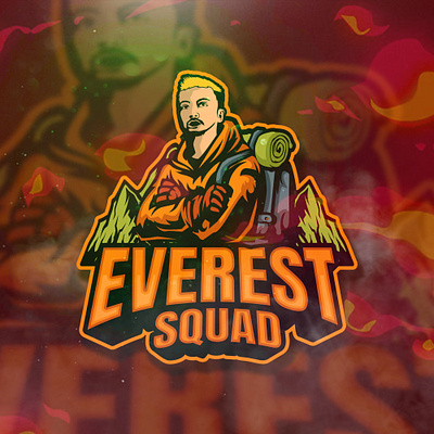 Everest Squad branding design esport esportlogo illustration logo mascot mascot logo mountain vector