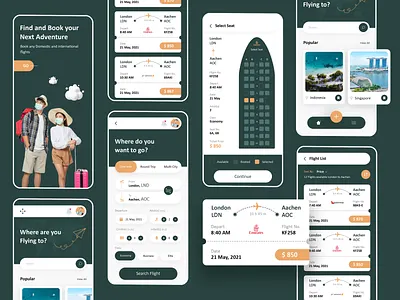 Flight Booking App Design app app design app designers app development company app ui design flight app flight booking flight booking app flight search flight ticket flights ui ui ux ui ux design ui ux designer user experience user interface user interface design