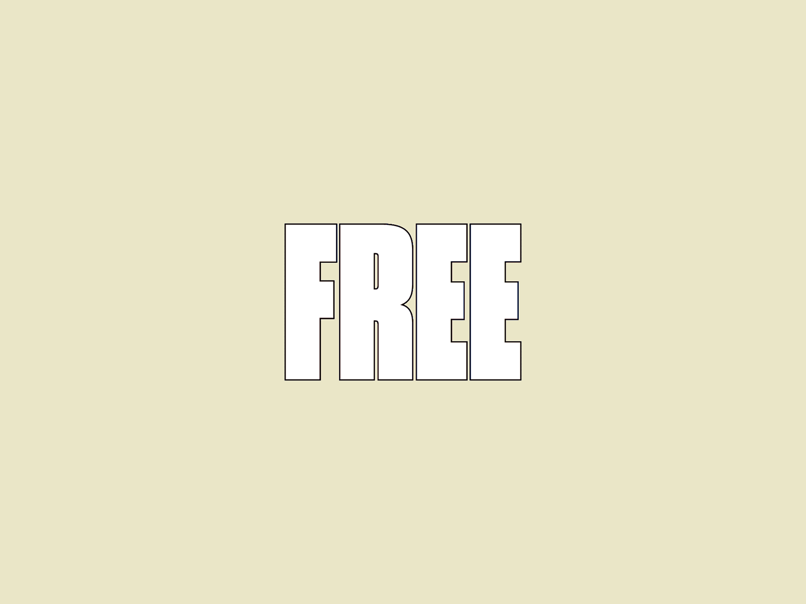 FREE animation flat icon illustration logo loop motion shadow simple typography