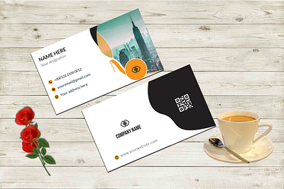 MODERN BUSINESS CARD abstract ai design black branding branding design businesscard clean colorful light colors modern design namecard professional business card professional design stationery visitingcard