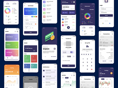 QRIPTO app design branding crypto wallet app concept crypto wallet app concept icon quote ui ux