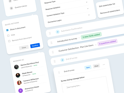 Huge Survey®: Create Survey dashboard design design survey app survey creation surveymonkey uidesign