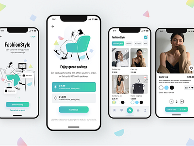 e-commerce app design