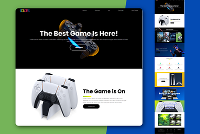 Game bootstrap css3 front end html5 illustrator reactjs web development websites