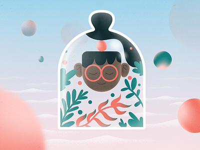 Just relax! character design design illustration product ui vector webdesign