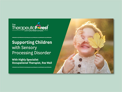 The Therapeutic Forest Webinar Facebook Banner advert design banner design branding branding design creative creative design designer graphic design graphic designer layout design print print design print designer social media social media banner typography typography design visual design visual designer