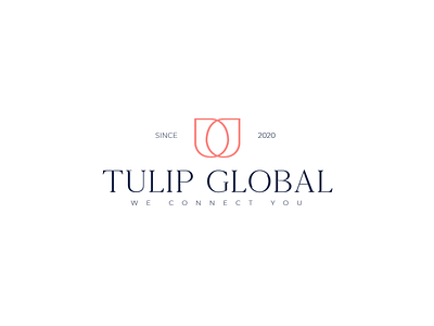 Tulip Global | Concept 03 appstract brand identity icon identity identity design logo logo design logos tulip wordmark