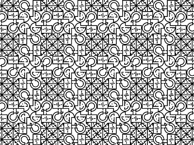 Pattern #19 | Outline pattern adobe illustrator art black creative design element geometry graphic graphic design minimalism outline paper pattern pattern design pattern geometry vector