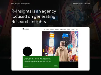 R-Isights Website Design design mockup screen ui ux ux ui