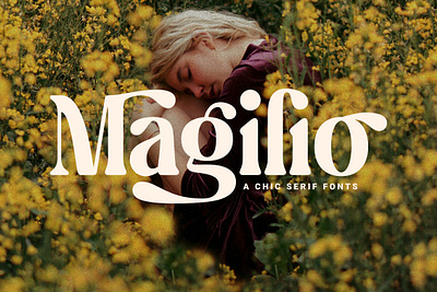 Magilio - A Chic Serif Fonts elegantfont font typeface typography